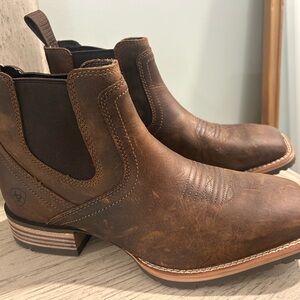 Ariat Men's Brown Leather Ankle Boots
